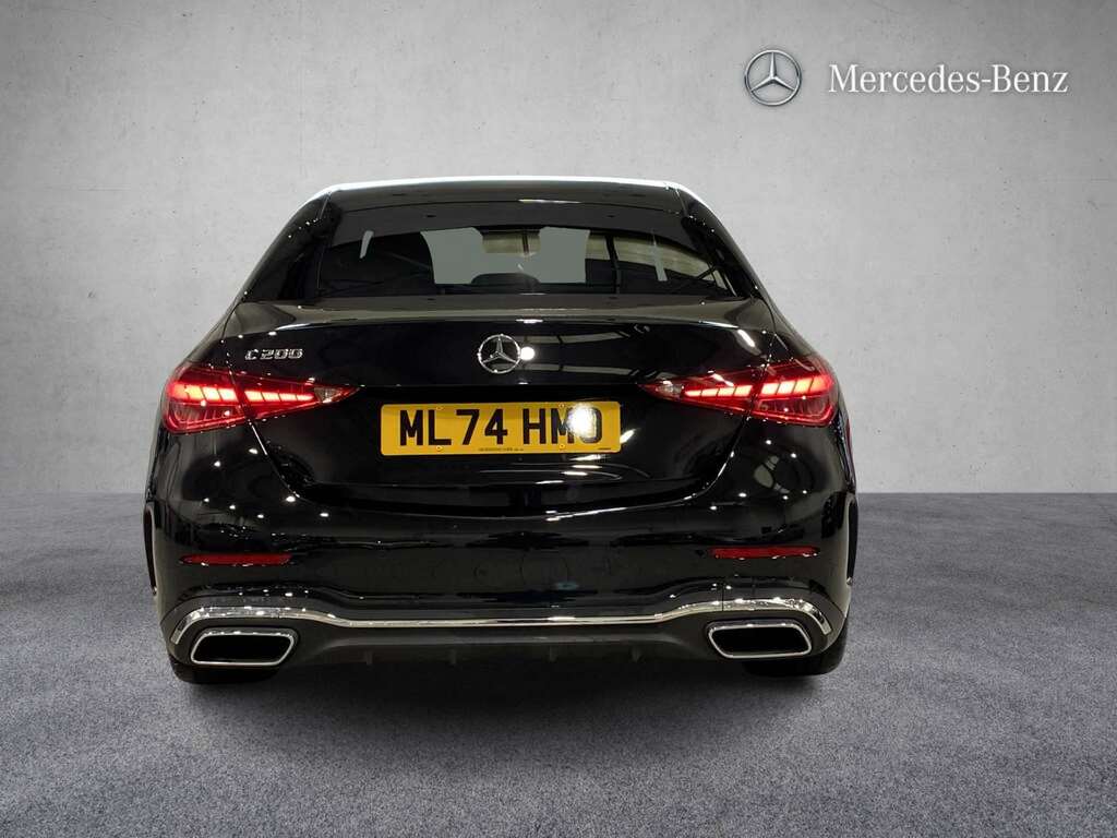 Mercedes-Benz C Class C200 Amg Line Premium 9G-tronic 2024 ML74HMO Black #6