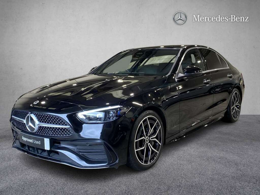 Mercedes-Benz C Class C200 Amg Line Premium 9G-tronic 2024 ML74HMO Black #3