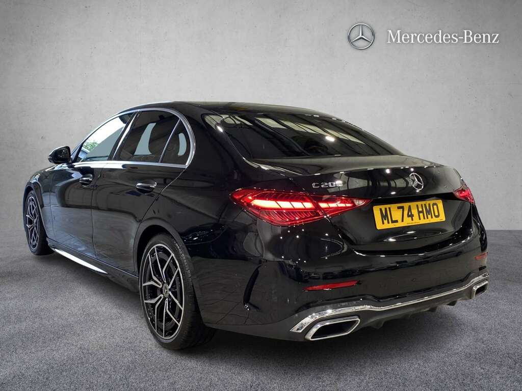 Mercedes-Benz C Class C200 Amg Line Premium 9G-tronic 2024 ML74HMO Black #5