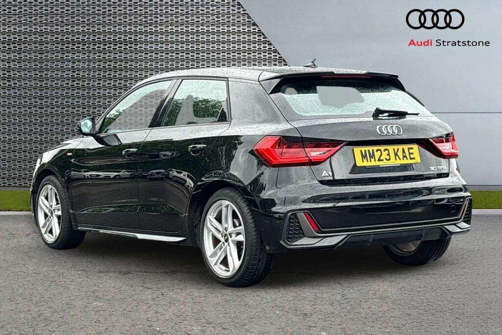 Audi A1 30 Tfsi 110 S Line 2023 MM23KAE Black #2
