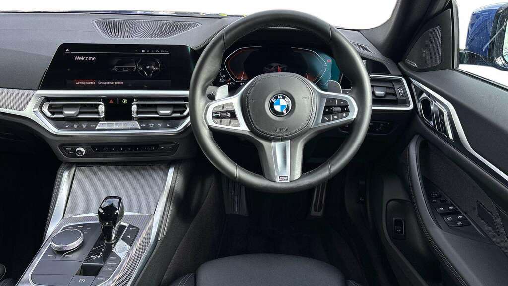 BMW 4 Series 420D Xdrive Mht M Sport Step 2021 GL71BCK Blue #6