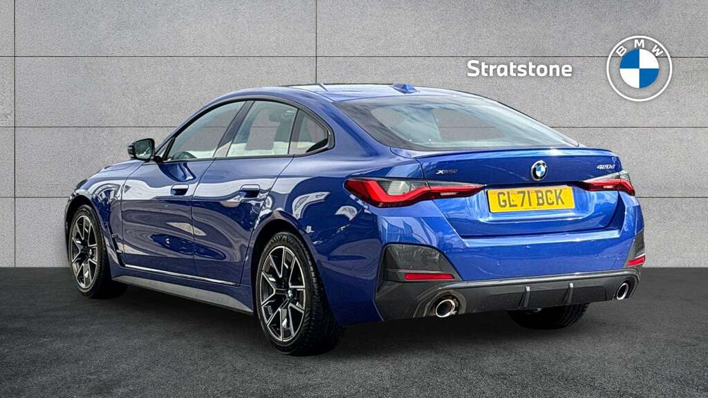 BMW 4 Series 420D Xdrive Mht M Sport Step 2021 GL71BCK Blue #2