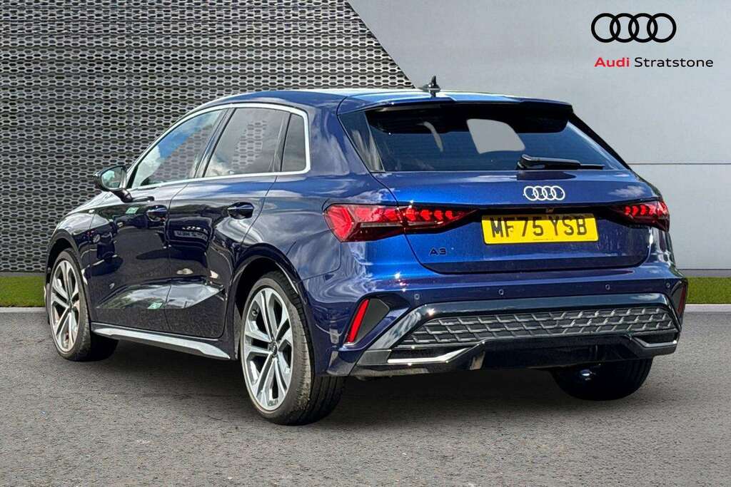 Audi A3 1.5 Tfsi 150 S Line S Tronic 2025 MF75YSB Blue #2