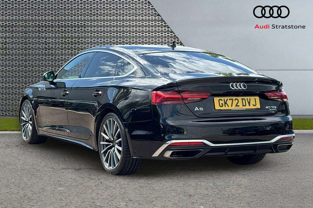 Audi A5 40 Tdi 204 Quattro S Line S Tronic 2022 GK72DVJ Black #3