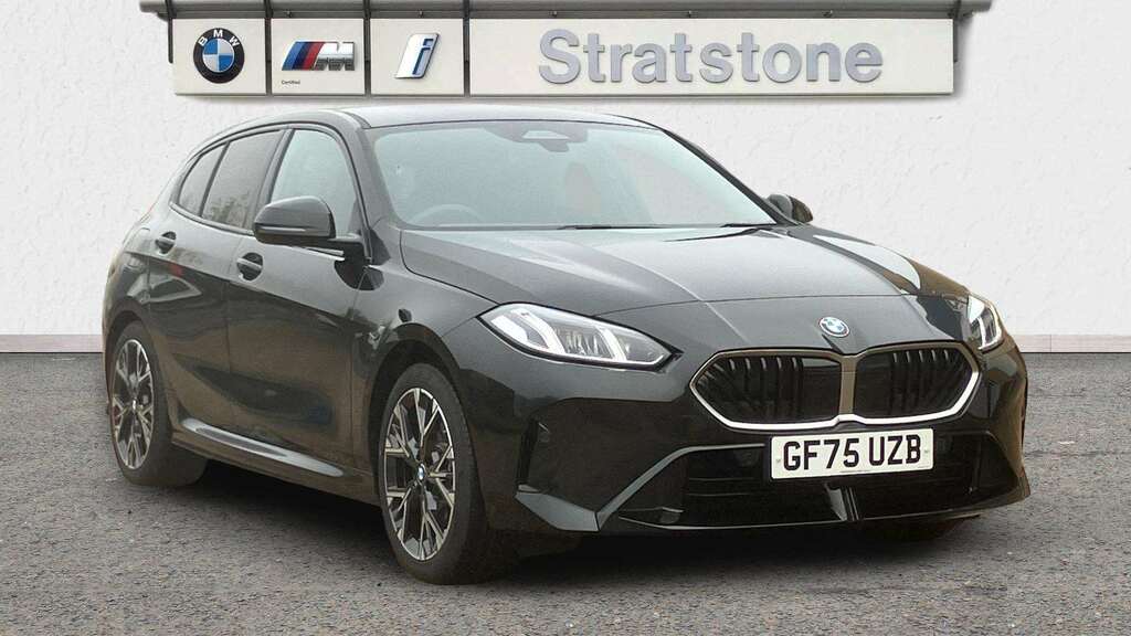 BMW 1 Series 120 M Sport Step 2025 GF75UZB Black