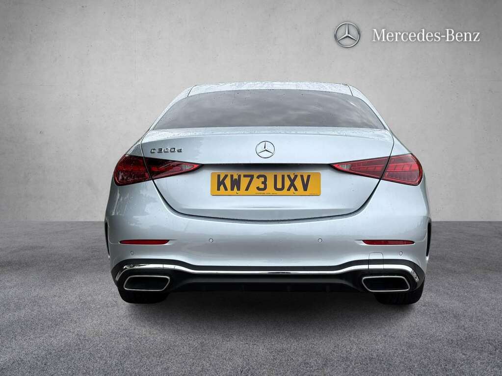 Mercedes-Benz C Class C300d Amg Line Premium 9G-tronic 2023 Silver #5