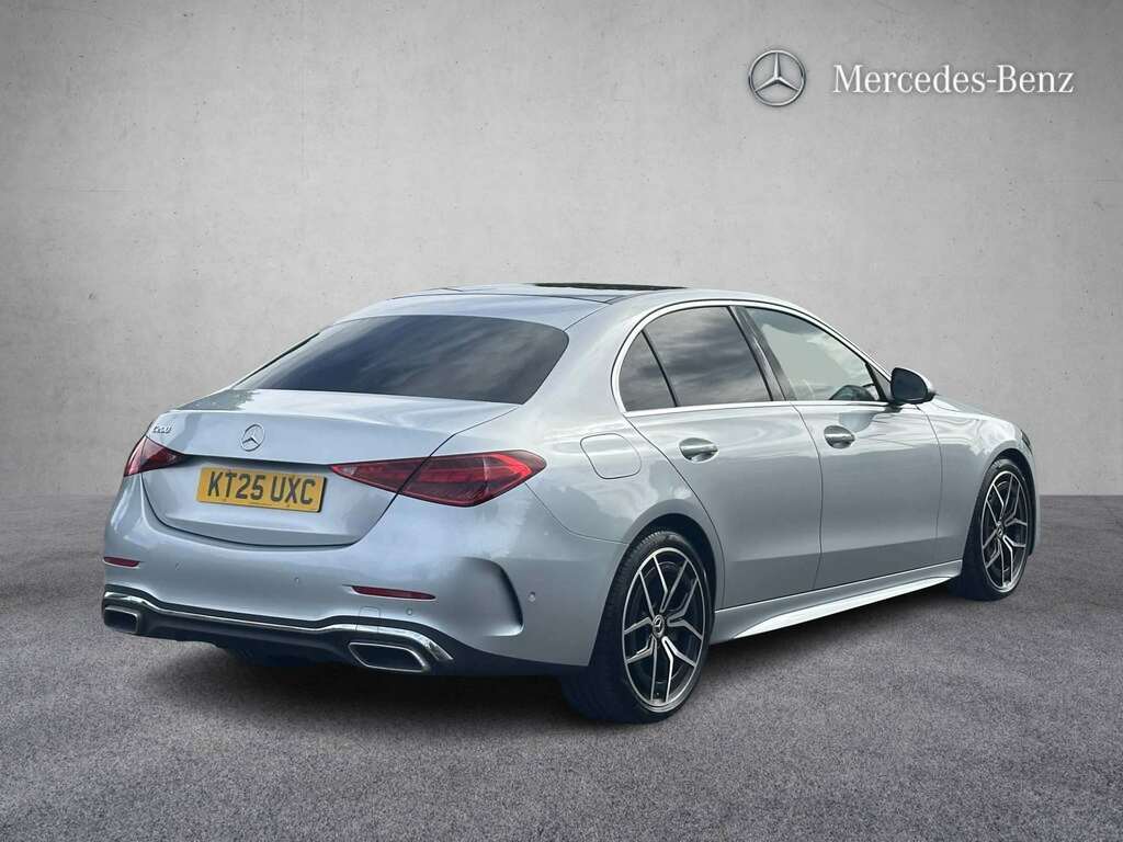 Mercedes-Benz C Class C200 Amg Line Premium Plus 9G-tronic 2025 KT25UXC Silver #5