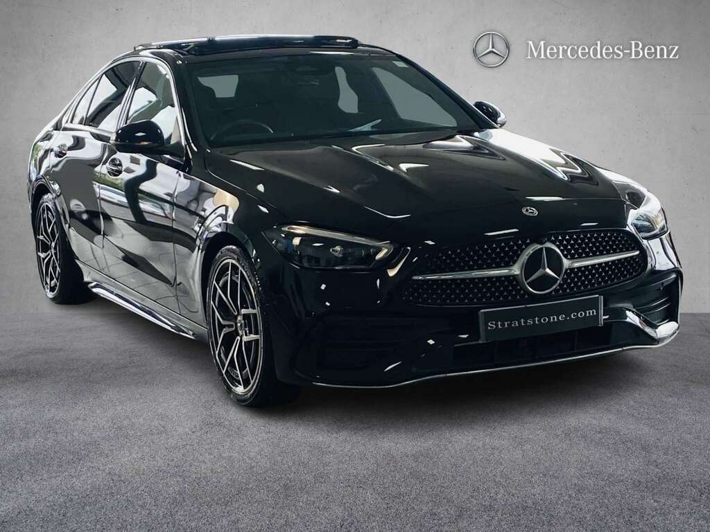 Mercedes-Benz C Class C220d Amg Line Premium Pan Roof 9G-tronic 20 Black