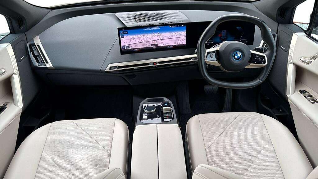 BMW iX Ix Xdrive40 M Sport Blue #4