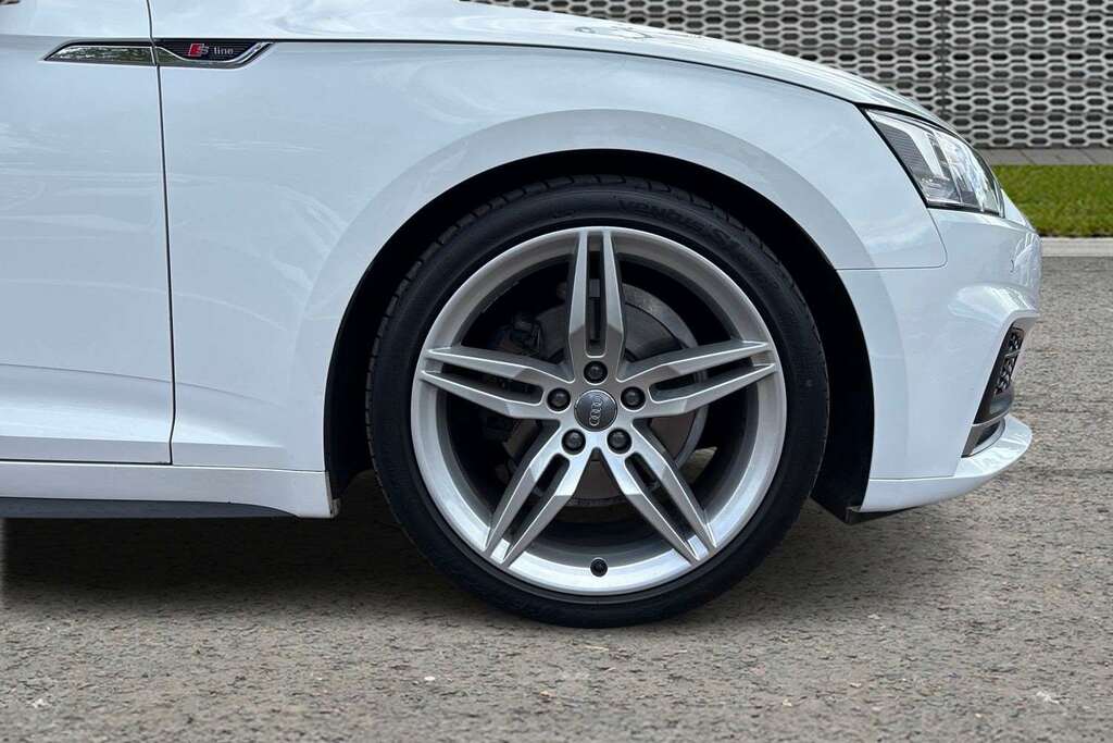 Audi A5 40 Tfsi S Line S Tronic 2019 White #5