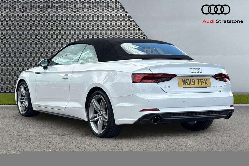Audi A5 40 Tfsi S Line S Tronic 2019 White #3
