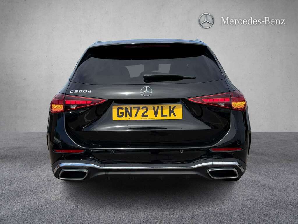 Mercedes-Benz C Class C300d Amg Line 9G-tronic 2022 GN72VLK Black #6