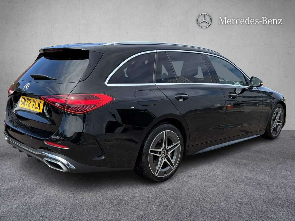 Mercedes-Benz C Class C300d Amg Line 9G-tronic 2022 GN72VLK Black #2