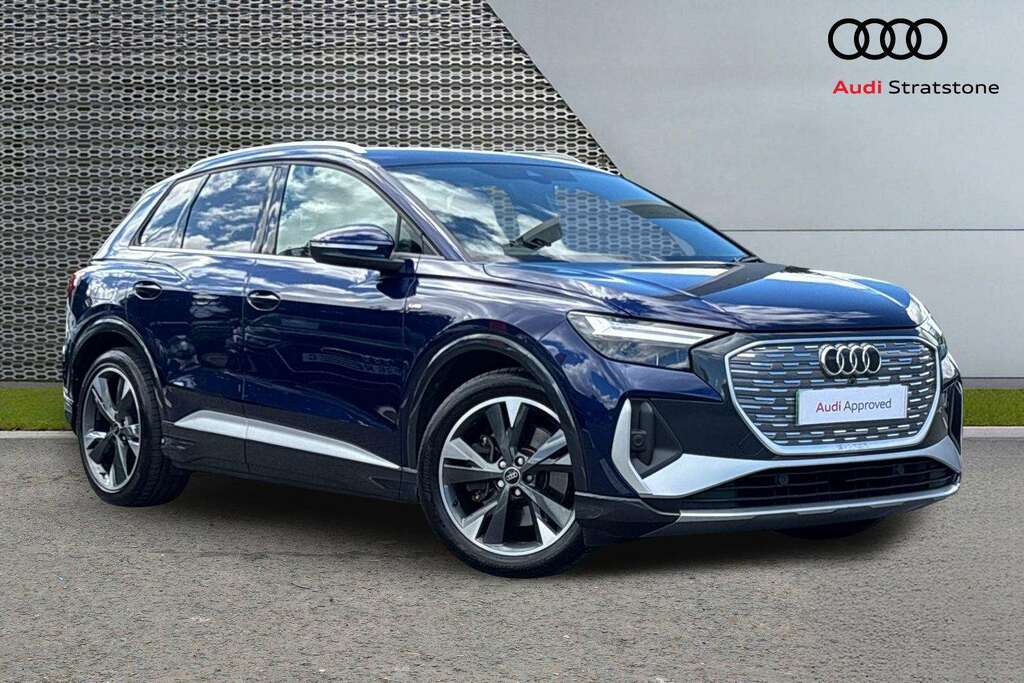 Audi Q4 E Tron 250Kw 55 Quattro 82Kwh S Line Leather 2 MV25OBE Blue