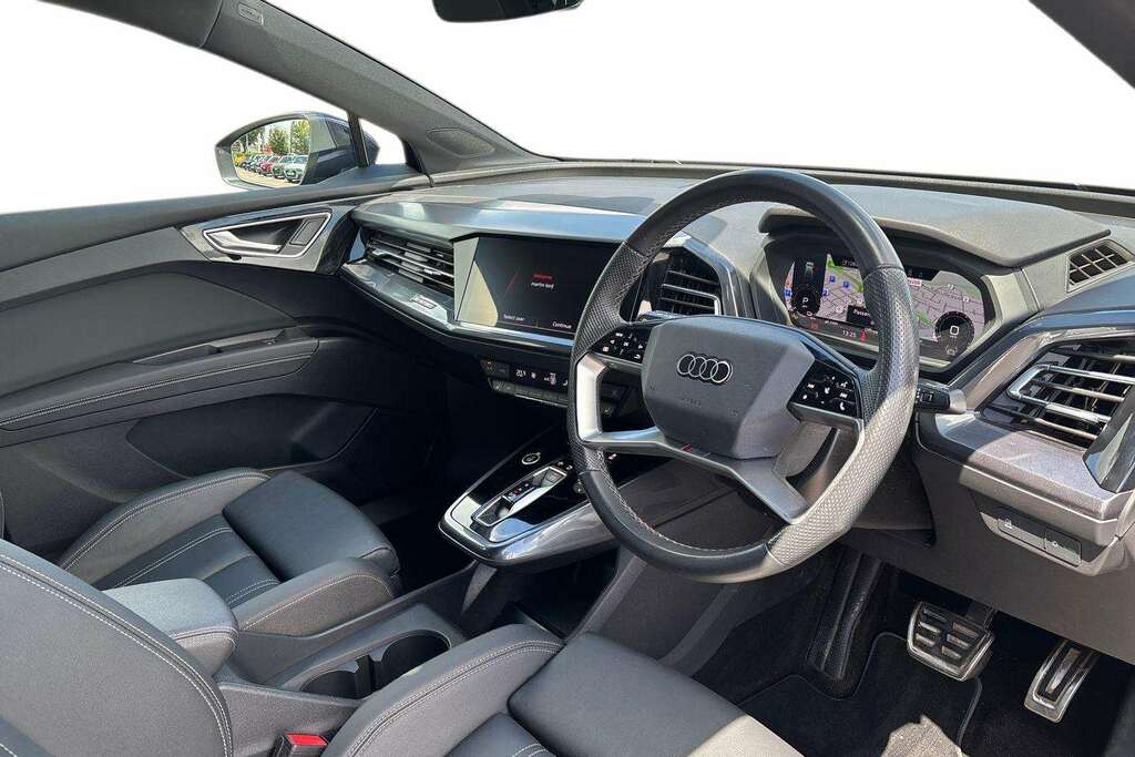 Audi Q4 E Tron 250Kw 55 Quattro 82Kwh S Line Leather 2 MV25OBE Blue #6