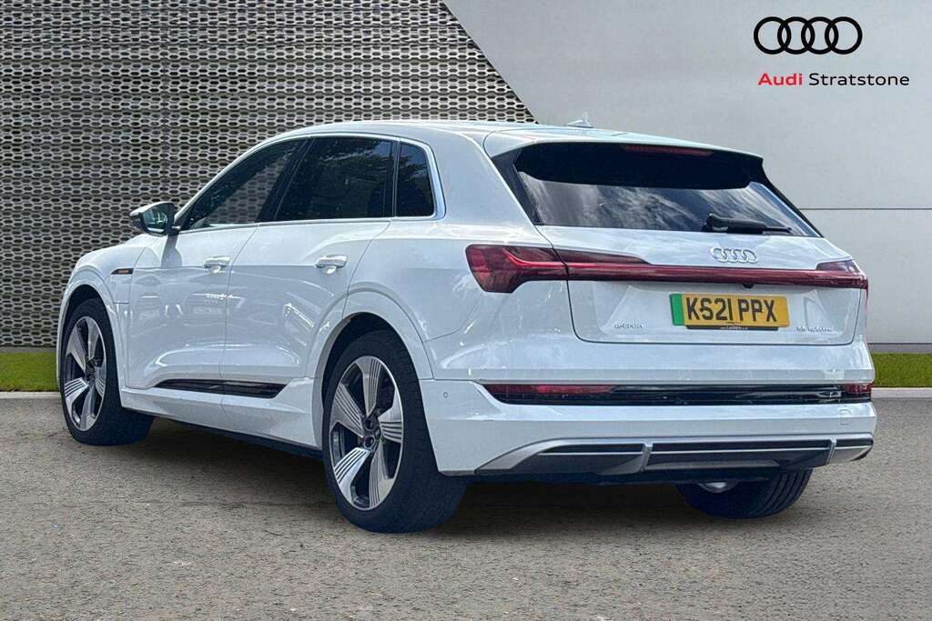 Audi E-tron 300Kw 55 Quattro 95Kwh S Line 2021 White #3