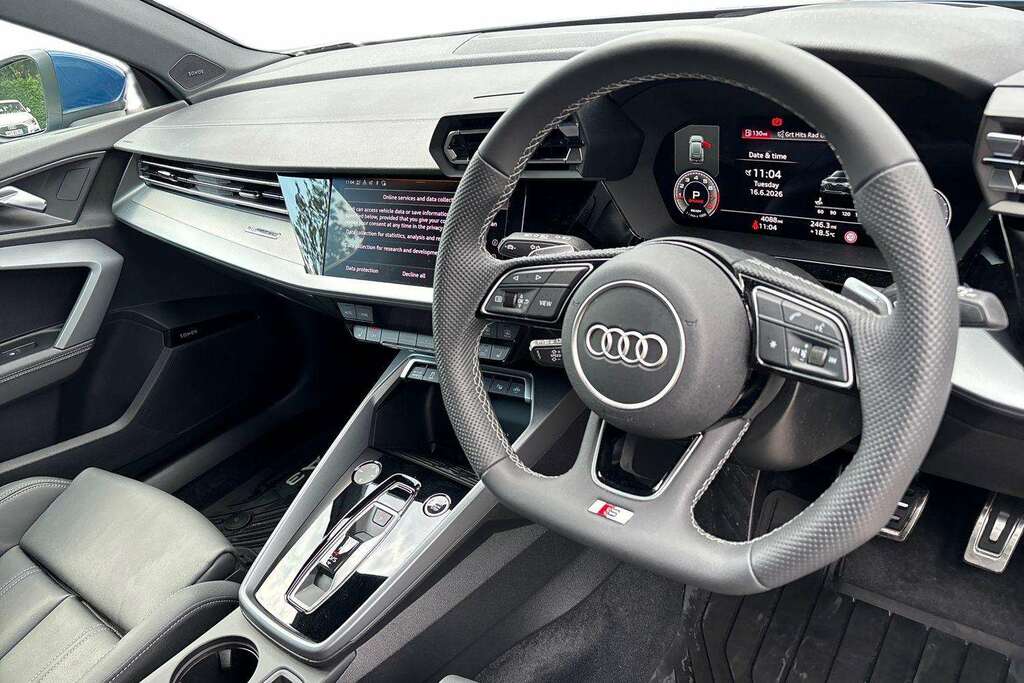Audi A3 1.5 Tfsi 150 S Line S Tronic 2025 MW75JYJ Blue #6