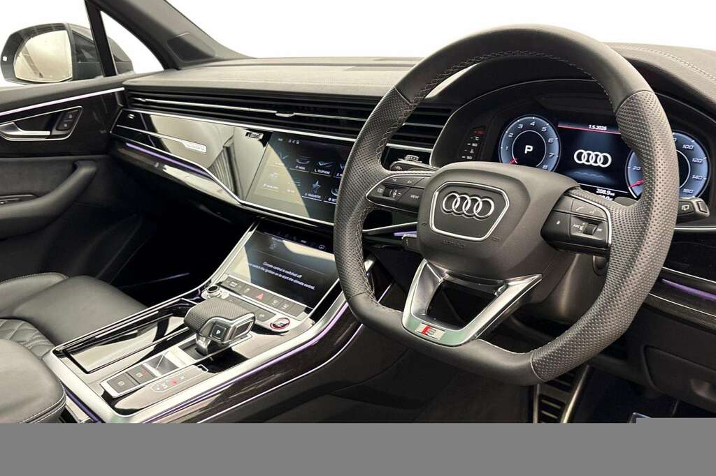 Audi Q7 Sq7 Tfsi Quattro Black Edition Tiptronic 2023 Black #6