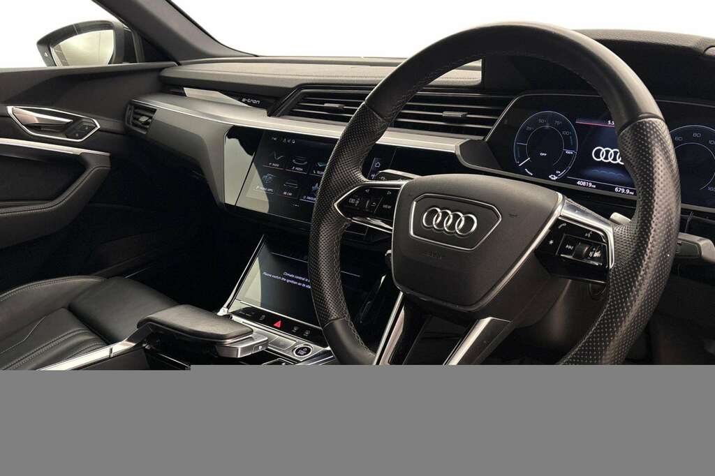 Audi E-tron 300Kw 55 Quattro 95Kwh S Line Cs 2021 Black #6