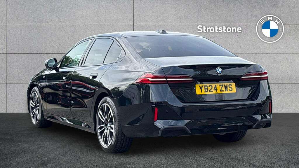 BMW 5 Series 520I M Sport 2024 Black #2