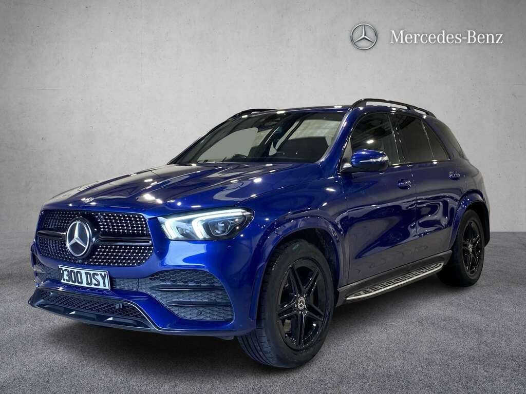 Mercedes-Benz GLE Class 300D 4Matic Amg Line Premium 9G-tronic 2019 Blue #4