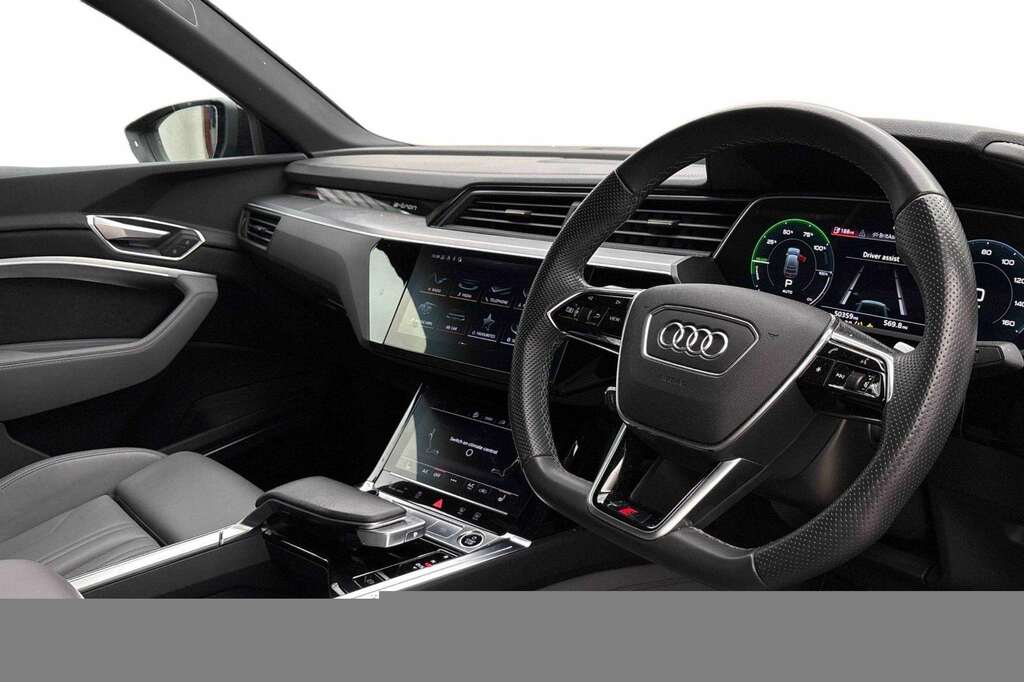 Audi E-tron 300Kw 55 Quattro 95Kwh Black Edition 2022 Blue #6