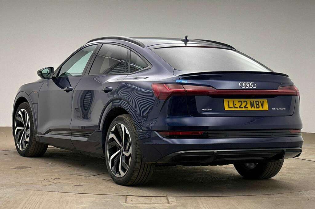 Audi E-tron 300Kw 55 Quattro 95Kwh Black Edition 2022 Blue #3