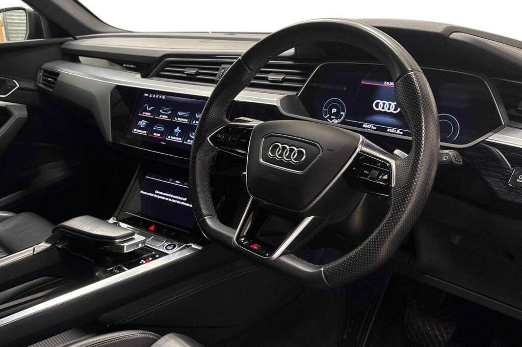 Audi E-tron 300Kw 55 Quattro 95Kwh Black Edition 2022 Blue #6