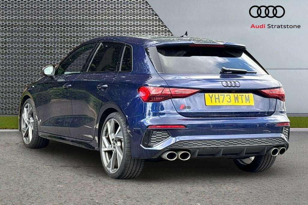 Audi A3 S3 Tfsi Black Edition Quattro S Tronic 2023 YH73WTM Blue #3
