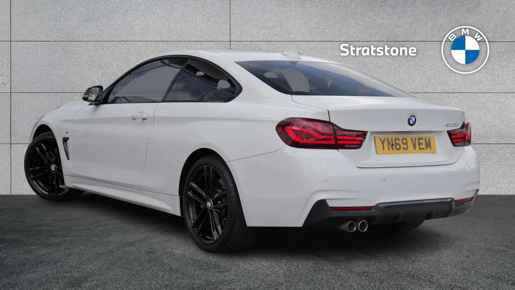 BMW 4 Series 420I M Sport Professional Media 2019 White #2