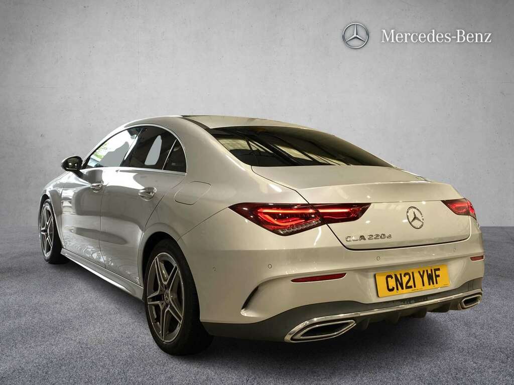 Mercedes-Benz CLA Class 220D Amg Line Premium Plus Tip 2021 Silver #6