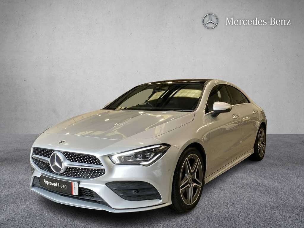 Mercedes-Benz CLA Class 220D Amg Line Premium Plus Tip 2021 Silver #4