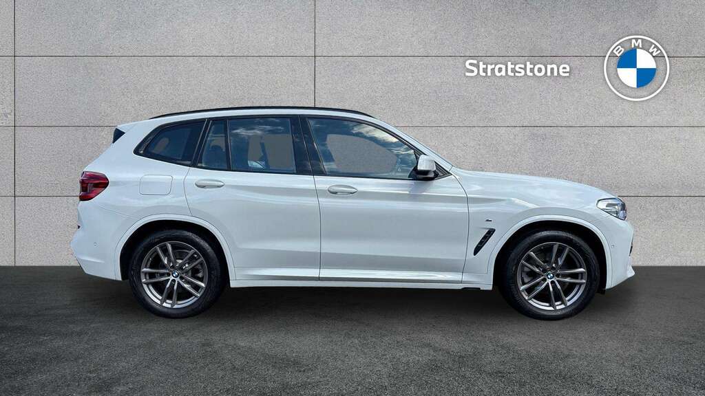 BMW X3 Xdrive20d Mht M Sport Step 2021 White #3