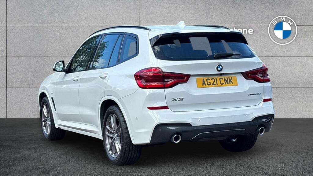 BMW X3 Xdrive20d Mht M Sport Step 2021 White #2