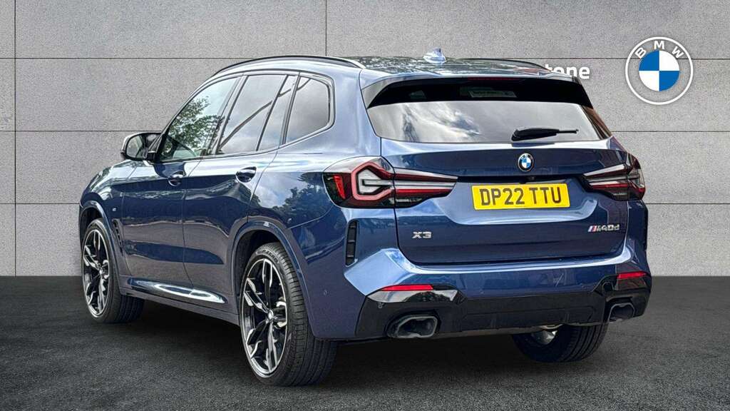 BMW X3 Xdrive M40d Mht 2022 Blue #2