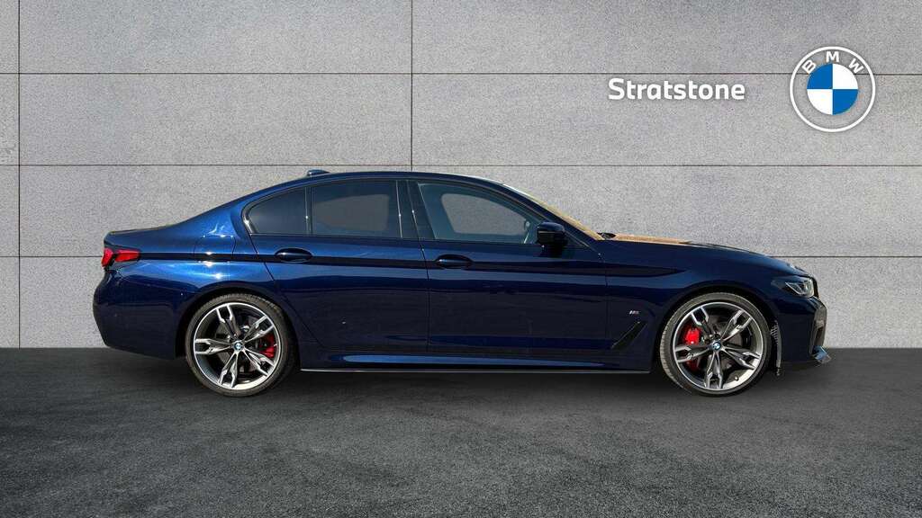 BMW 5 Series M550i Xdrive 2023 Blue #3