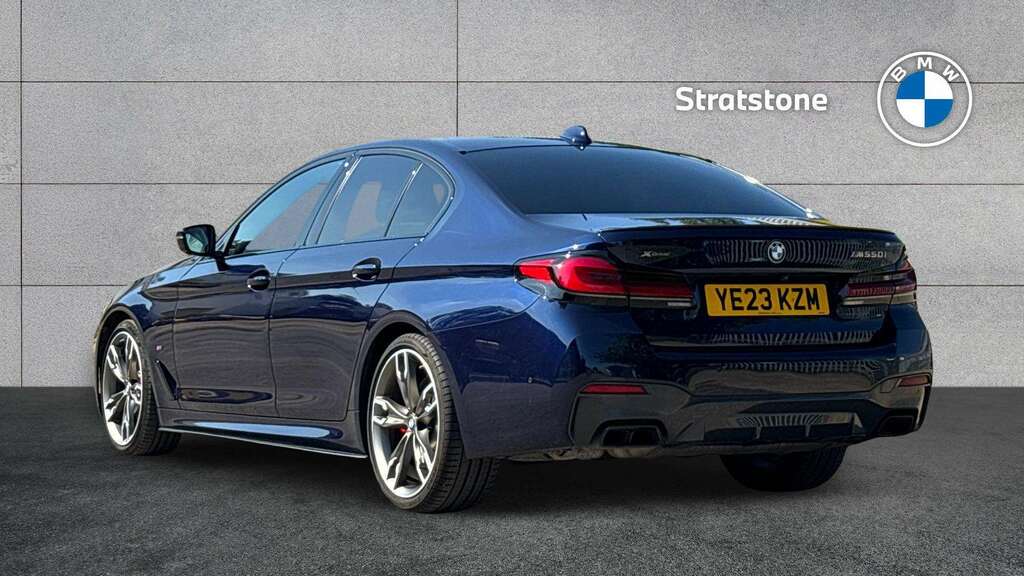BMW 5 Series M550i Xdrive 2023 Blue #2