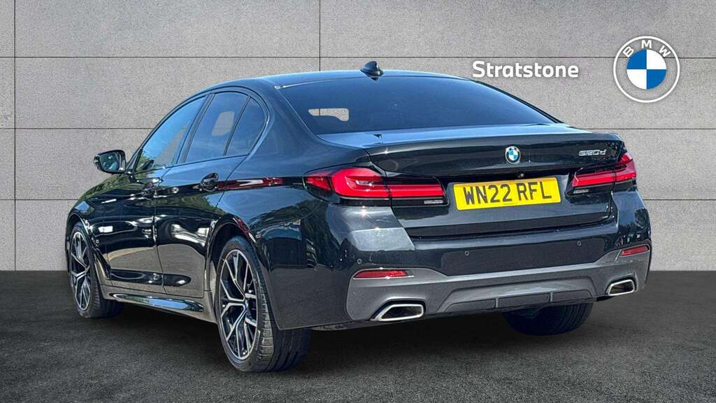 BMW 5 Series 520D Mht M Sport Step 2022 Black #2