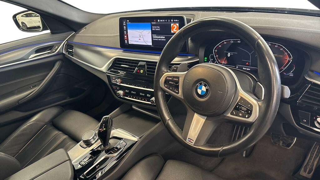 BMW 5 Series 520D Mht M Sport Step Black #7