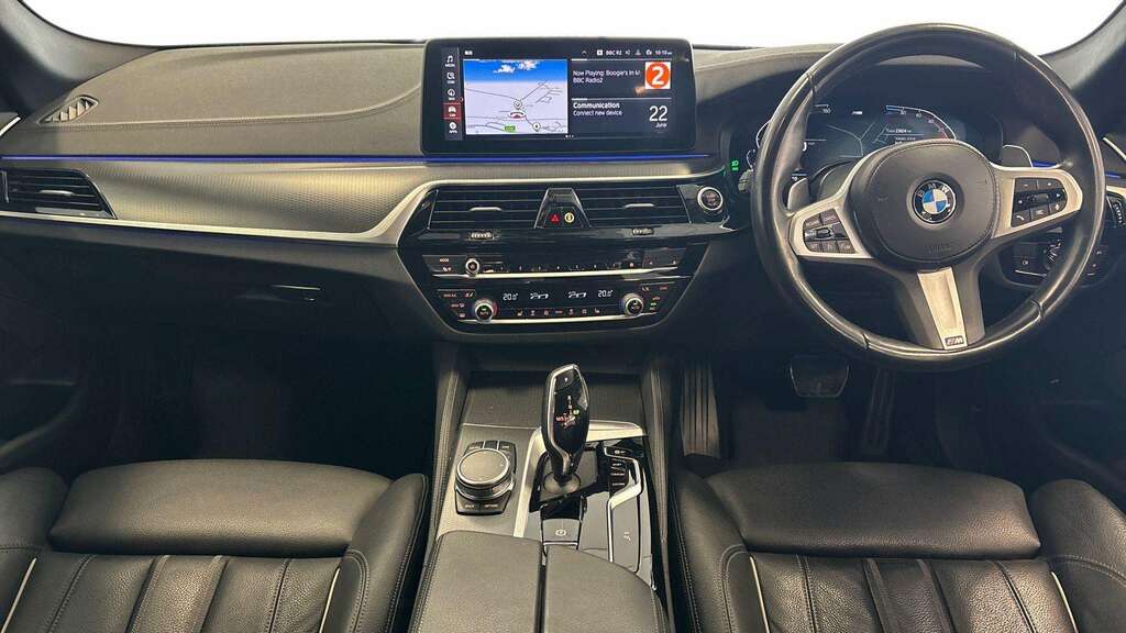 BMW 5 Series 520D Mht M Sport Step 2022 Black #5