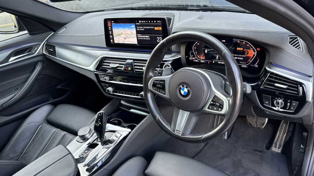 BMW 5 Series 530E M Sport Comfort Plus Blue #6