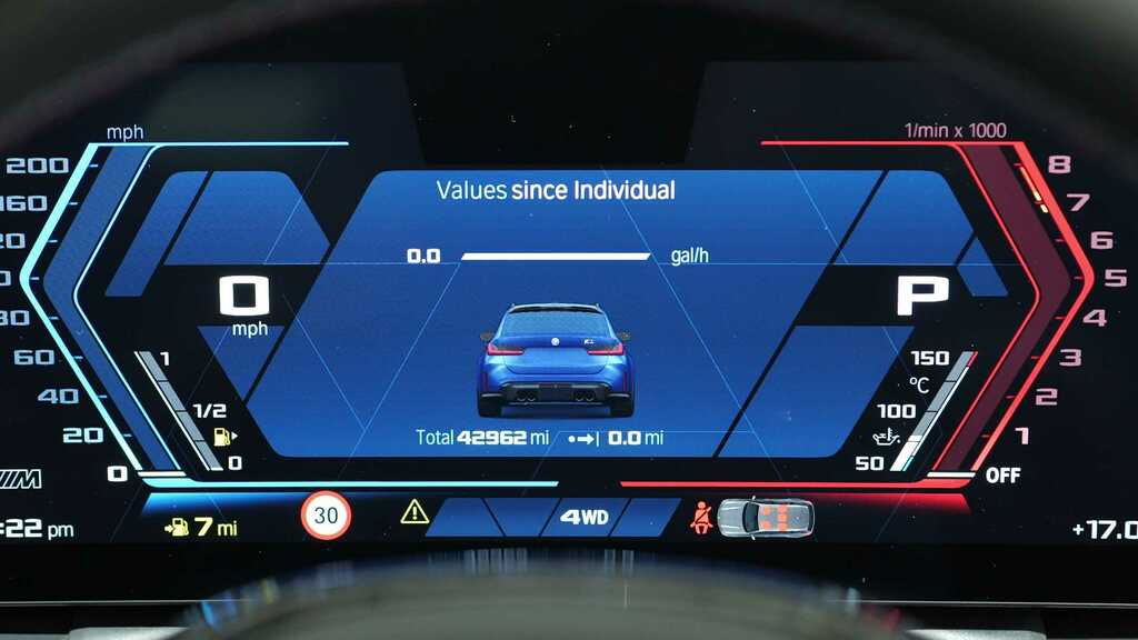 BMW M3 3.0 Biturbo Competition Touring Steptronic M Xdriv Blue #9