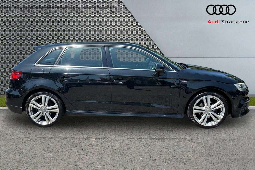 Audi A3 30 Tfsi 116 S Line Tech Pack 2018 Black #3