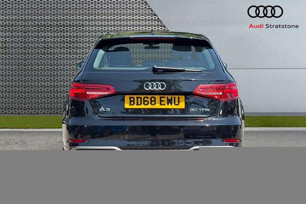 Audi A3 30 Tfsi 116 S Line Tech Pack 2018 Black #4