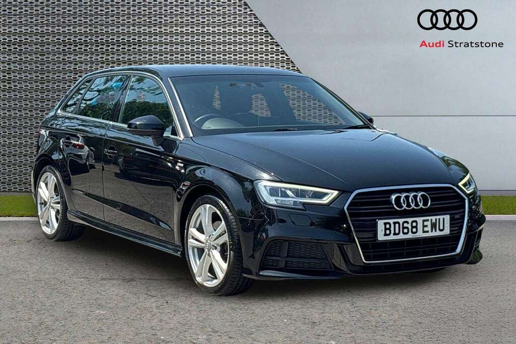 Audi A3 30 Tfsi 116 S Line Tech Pack 2018 Black