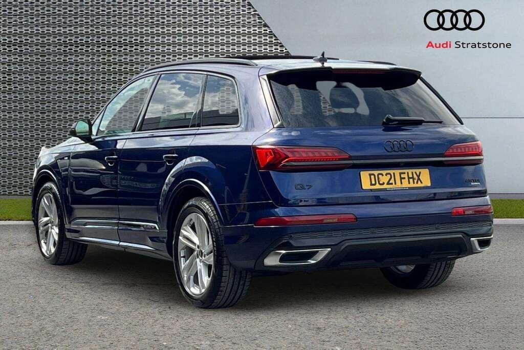 Audi Q7 45 Tdi Quattro S Line Tiptronic 2021 Blue #3