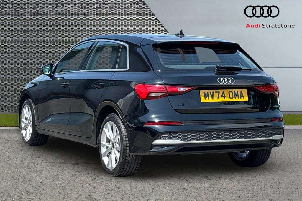 Audi A3 30 Tfsi Sport 2024 MV74OMA Black #2