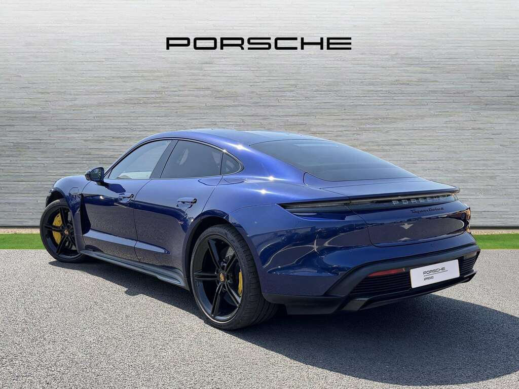 Porsche Taycan Turbo S 2023 Blue #4