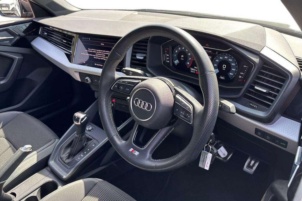 Audi A1 30 Tfsi 110 S Line S Tronic 2022 MV72ZJJ Black #6