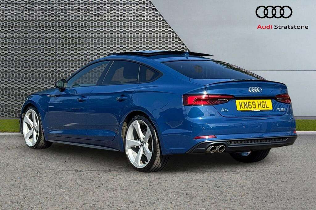 Audi A5 40 Tdi Quattro Black Edition S Tronic 2020 Blue #3